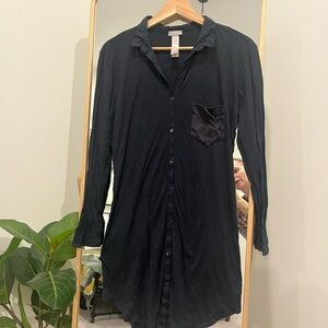 Hanro Button-Down Sleep Shirt dress
